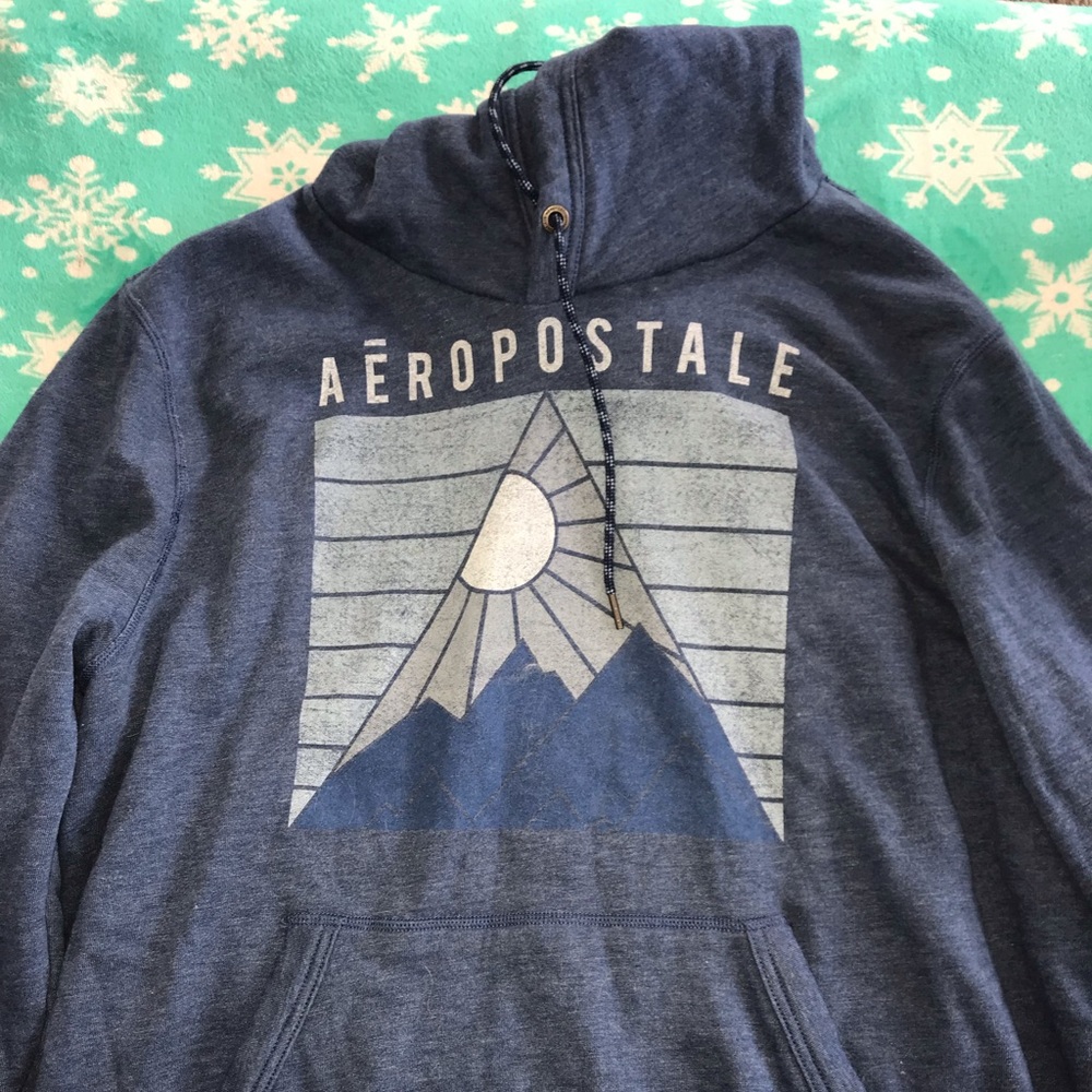 blue aeropostale hoodie